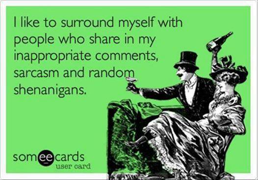 Funny Ecards - i like to surround myself