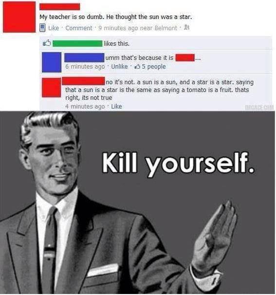 Funny Memes - kill yourself