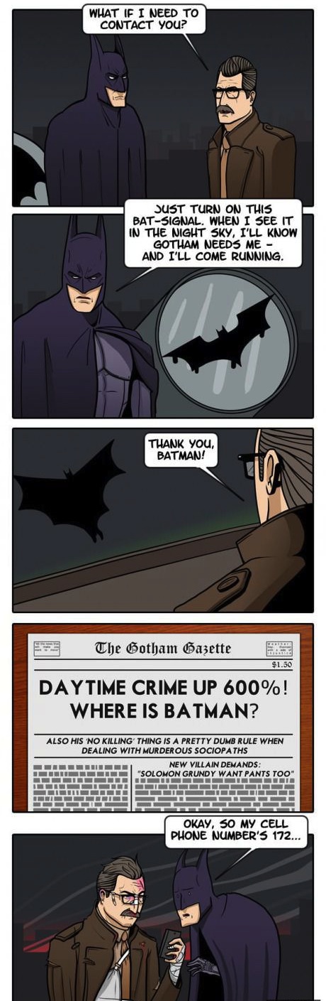 Funny Memes - thanks batman