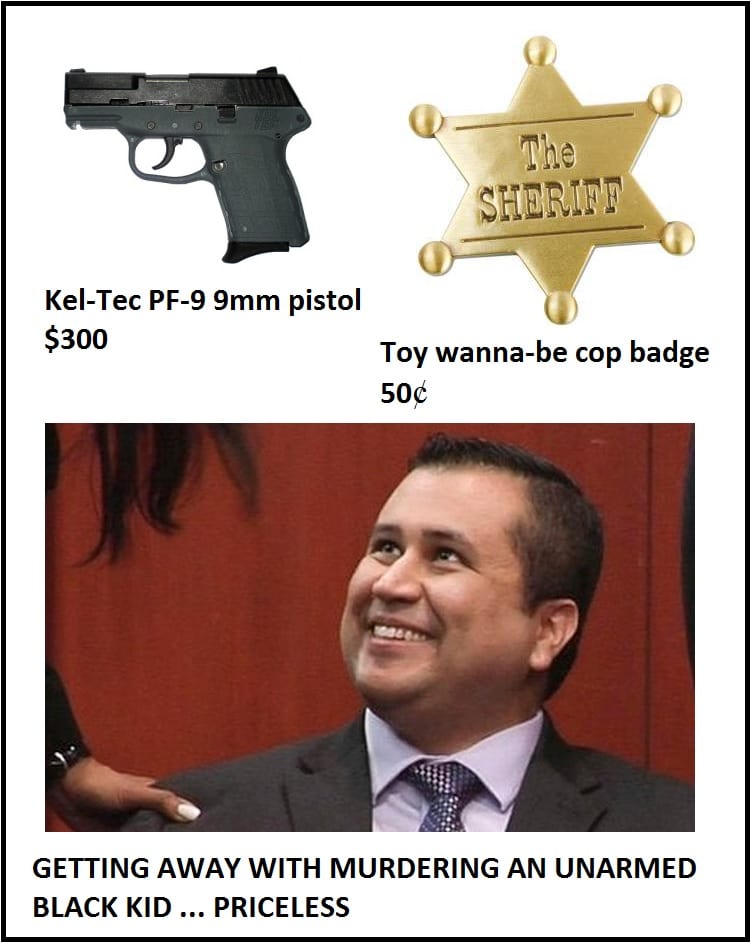 Funny Memes - zimmerman priceless