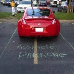 Funny Memes: asshole parking