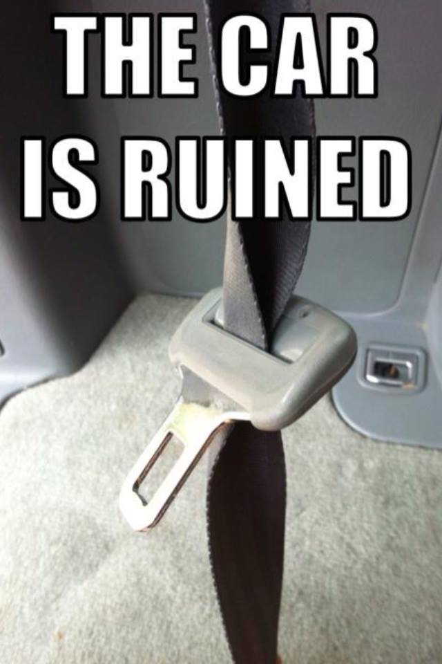 the car is ruined
