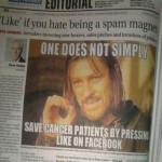 Funny Memes - one does not simply cancer