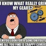 Funny Memes - crappy covers on youtube