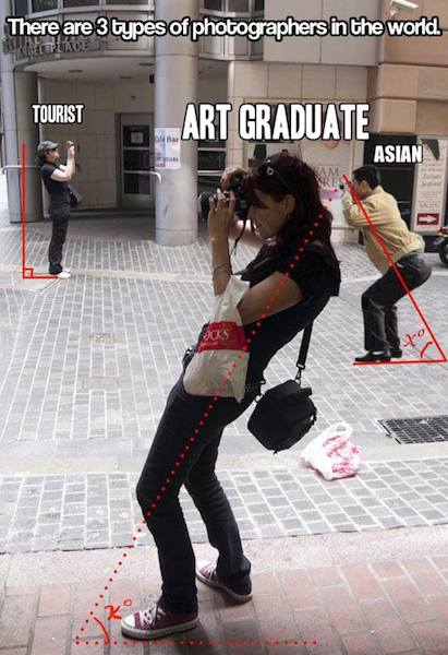 Funny Memes: 3 types of photographers