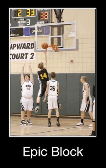 Basketball Memes - epic block
