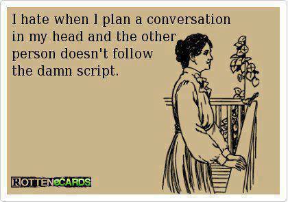 Funny Ecards - follow the script