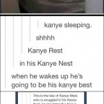 Funny Memes - kanye sleeping poem