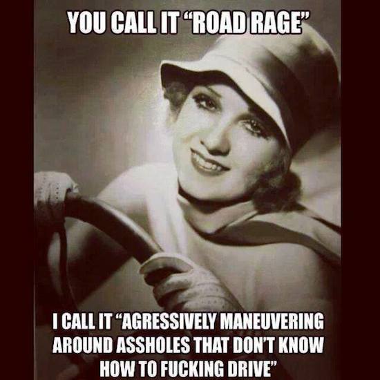 Funny Memes - road rage