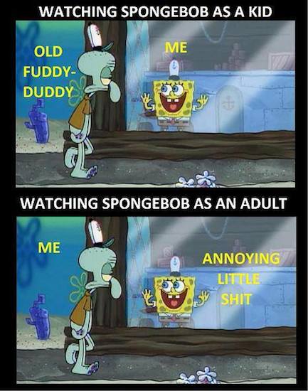 Funny Memes - spongebob as a kid