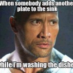 Funny Memes - washing the dishes
