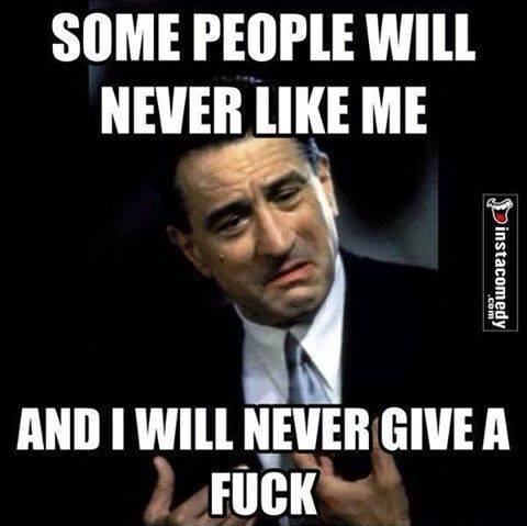 Funny Memes -i will never give a fuck