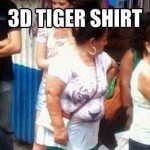 Funny Memes: 3d tiger shirt