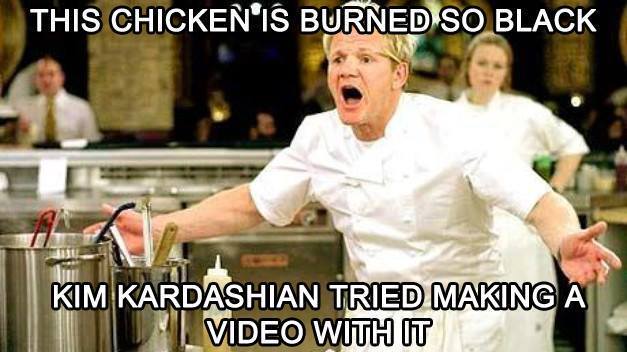 Funny Memes: burned so black