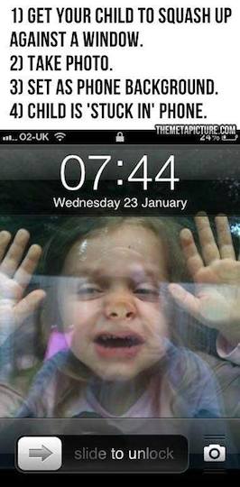 Funny Baby Memes - stuck in phone