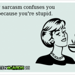 Funny Memes - Ecards - youre stupid