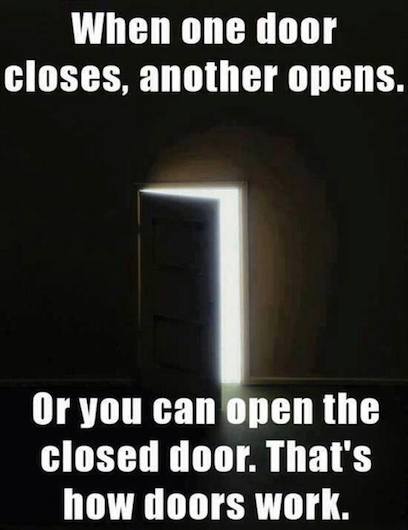 Funny Memes - open the door