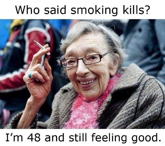 Funny Memes - smoking kills