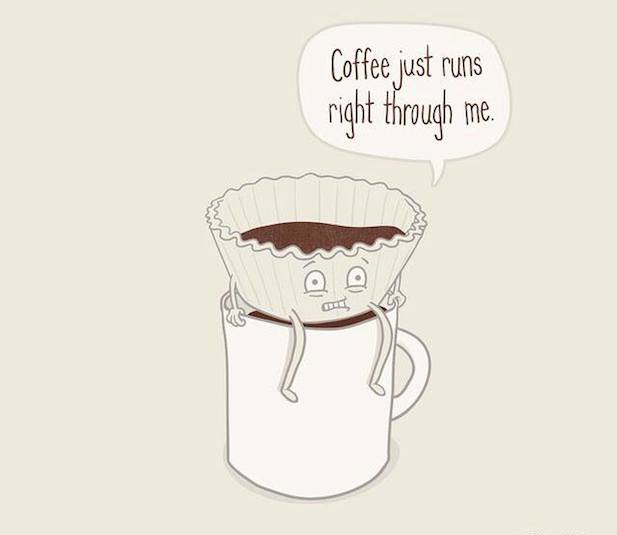 the coffee runs