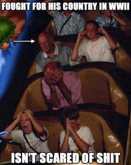 Funny Memes - i aint never scared