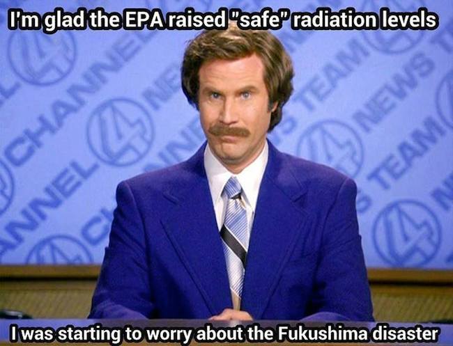 Funny Memes - radiation levels