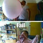 Funny Memes - Chewing gum fail