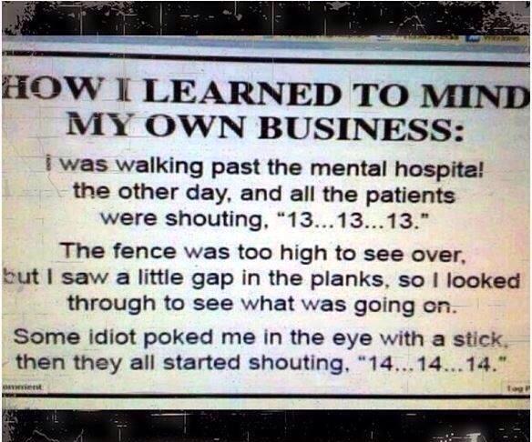 Funny Memes - mind your business