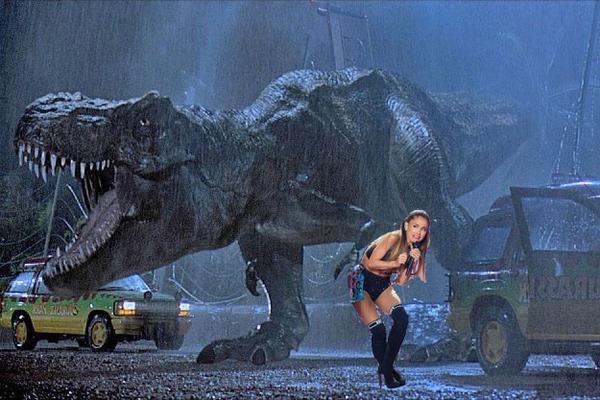 Funny Memes: ariana grande vs dinosaur